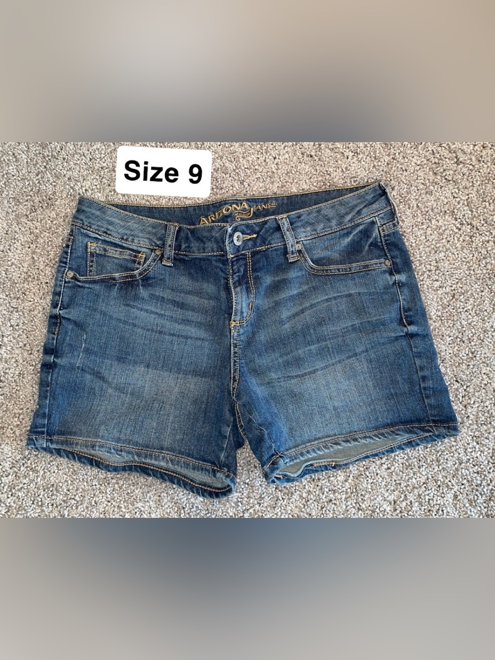Arizona Jean Company Dark Blue Denim Shorts